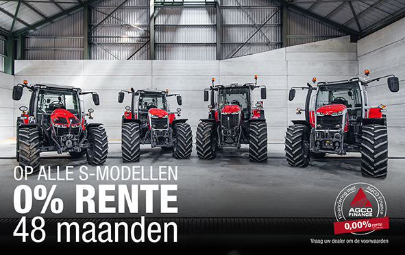 0% rente 48 maanden op alle MF S-modellen
